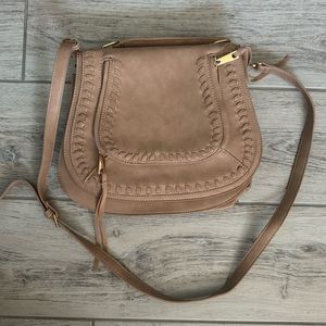 Urban Expressions Tan/Brown crossbody shoulder bag. Never used. Great condition